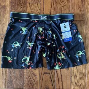 NEW Saxx Daytripper Tailgator Mens L Ballpark Pouch Boxer Brief Relaxed Fit Fly